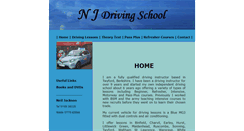 Desktop Screenshot of njdriving.co.uk