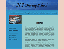 Tablet Screenshot of njdriving.co.uk